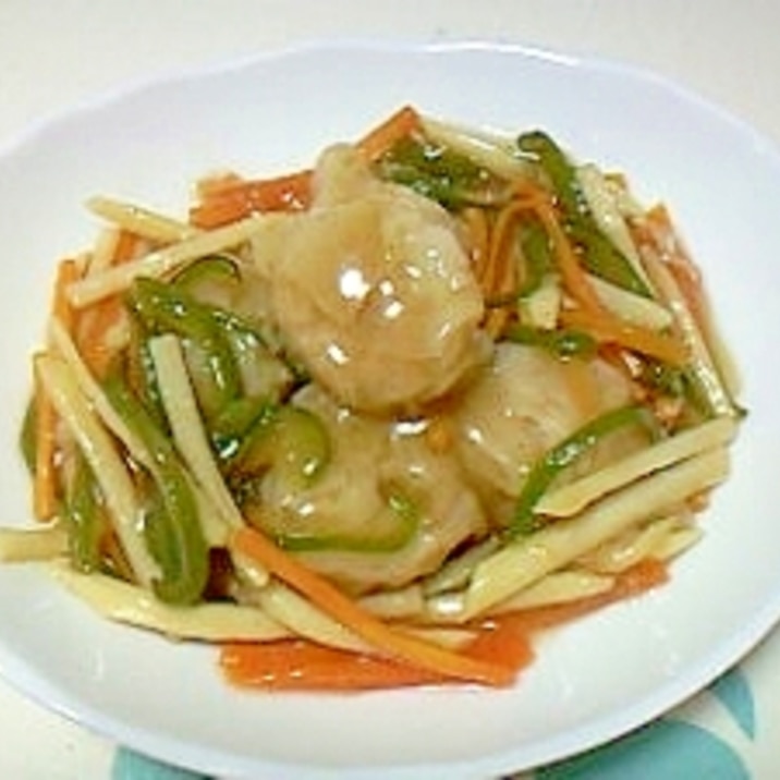 冷凍食品アレンジ!焼売の野菜あんかけ++